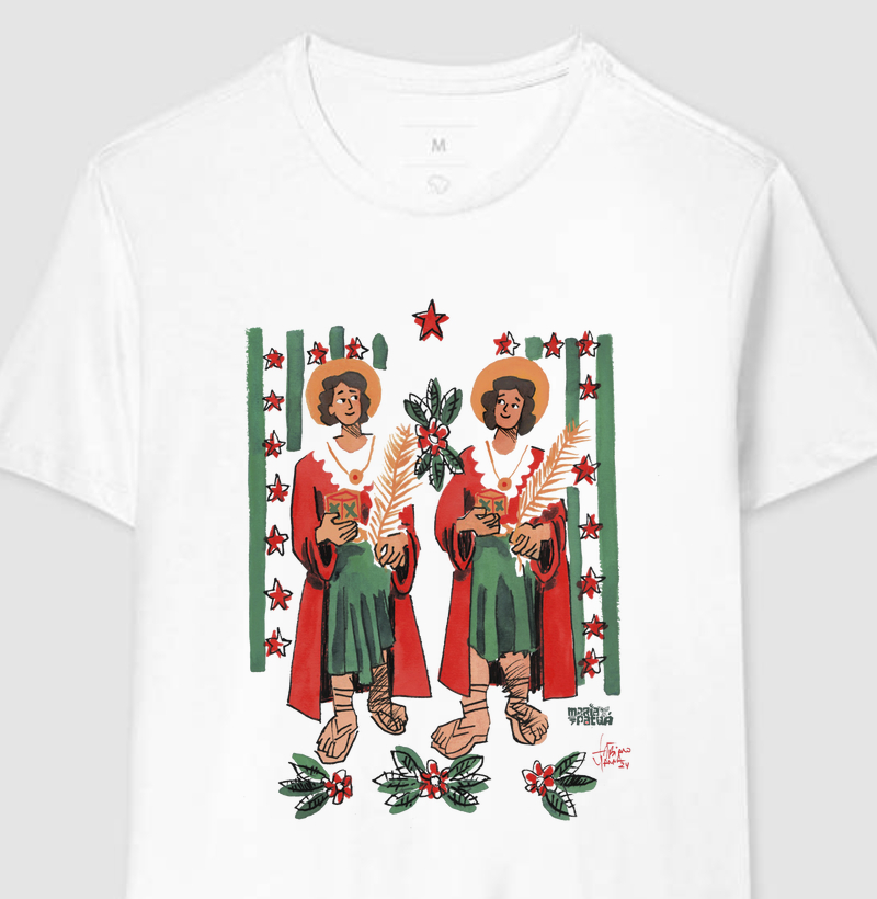 Cosme & Damião Aquarela Vianna Maria Patuá