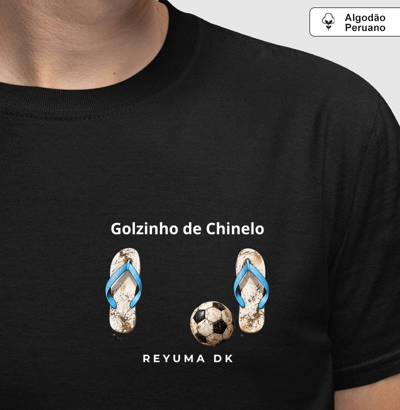 "Golzinho de Rua" - Futebol - Camiseta Algodão Peruano Masculina, Feminina e Babylook