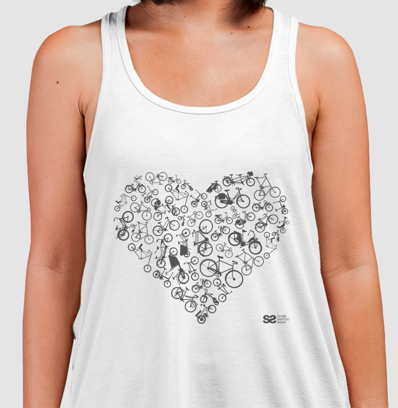 Regata Unissex "Coração"