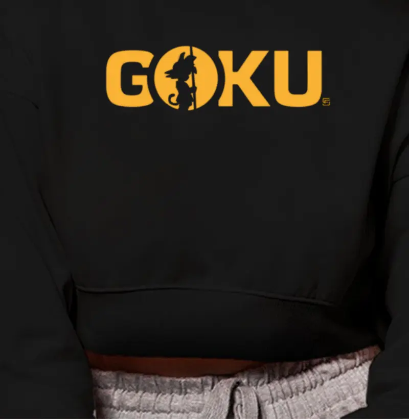 Cropped Moletom Goku