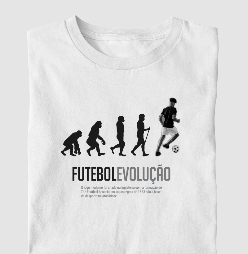 Camiseta Futebol Evolução