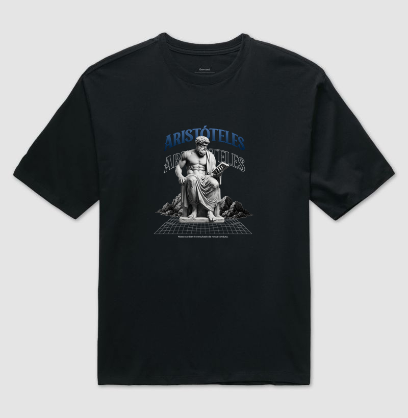 Camiseta Oversized Masculina: Aristóteles