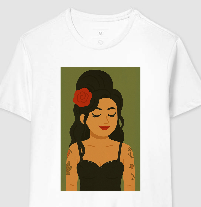 🌹 "Amy" – Camiseta Autoral
