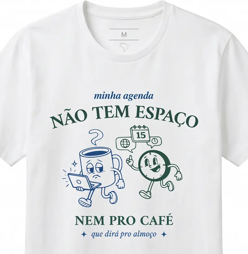 minha agenda não tem espaço