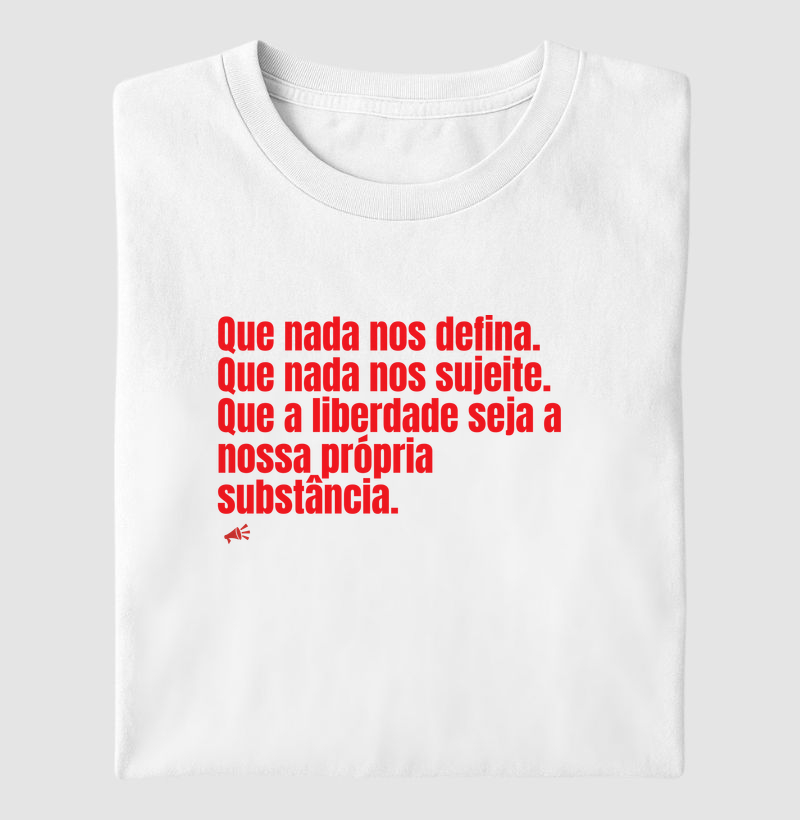 Que Nada Nos Defina | Não Me Calo Store