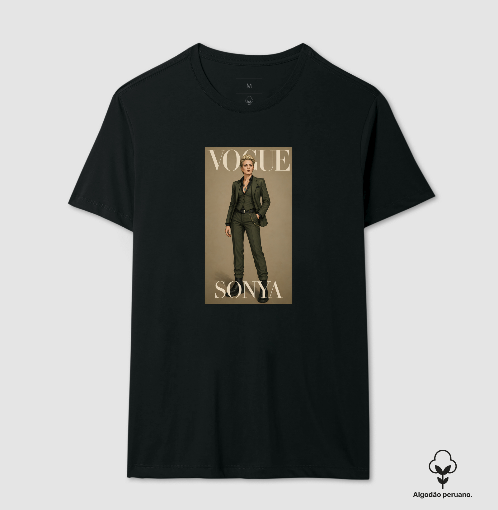 Vogue Sonya | Coleção Ô Bicha - Camiseta Algodão Peruano
