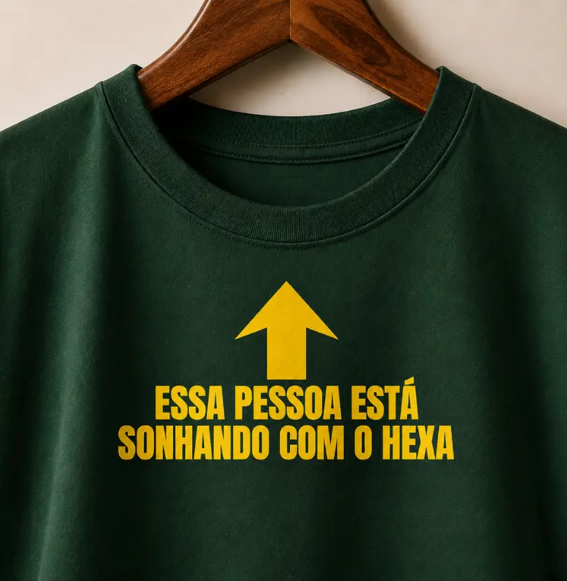 Essa pessoa está sonhando com o hexa