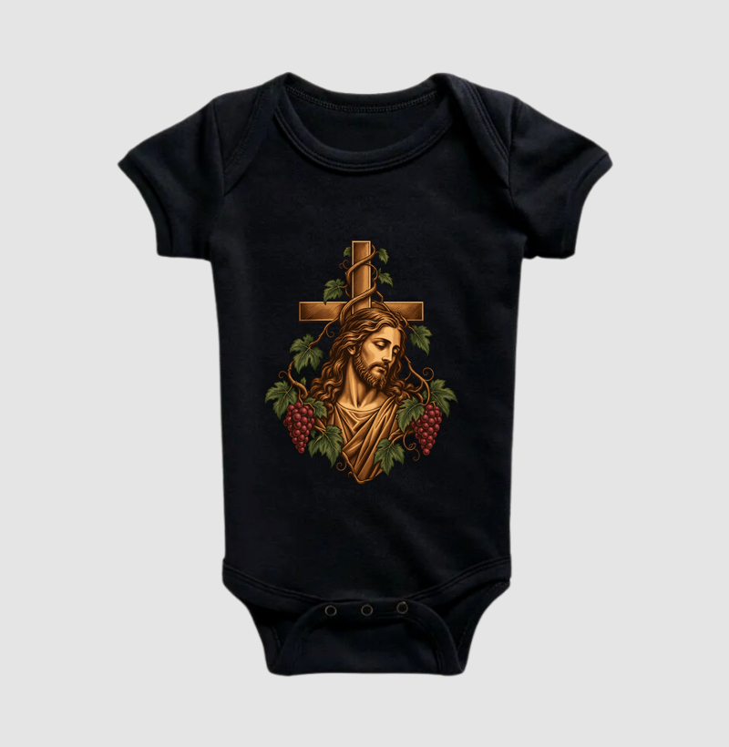 A Videira Verdadeira - Cristo Vivo - Body Infantil