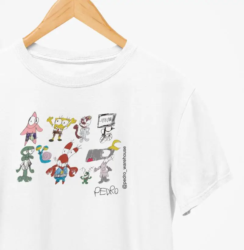 CAMISETA MASC/FEM - ESPONJA DO MAR