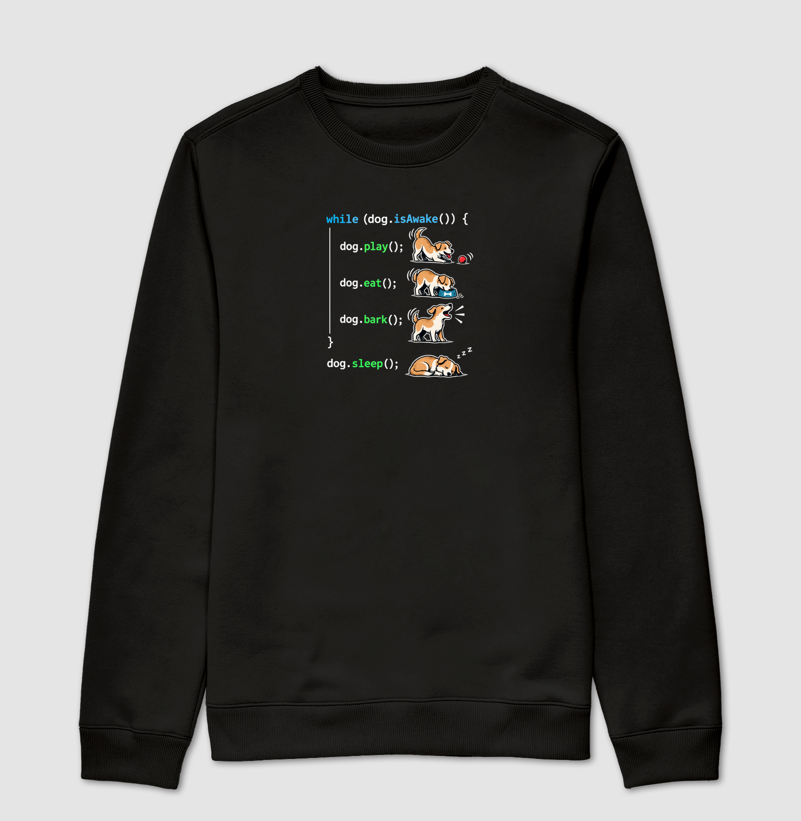 Cachorro Programador - Suéter Moletom