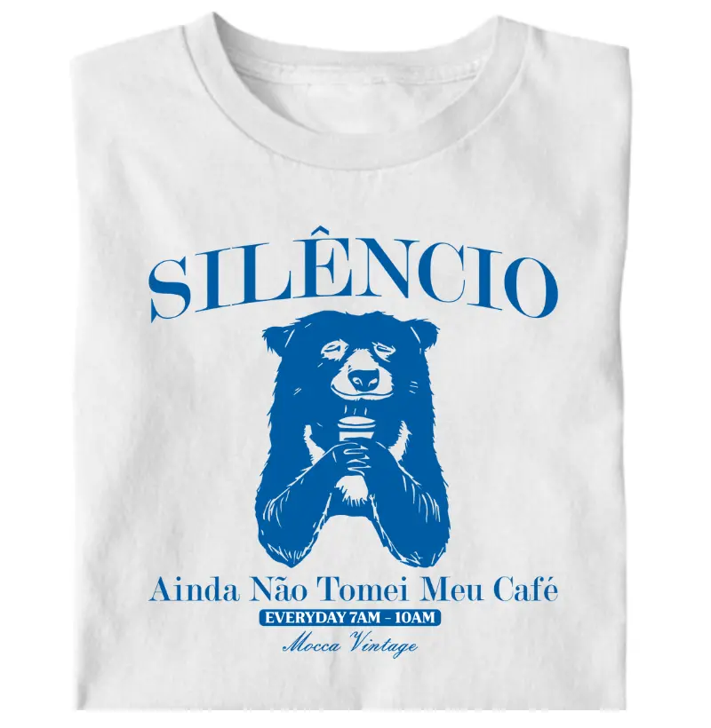 Silêncio ainda não tomei meu café