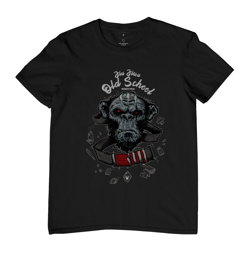 Camiseta MonkeyHead Jiu-Jitsu Old Scholl