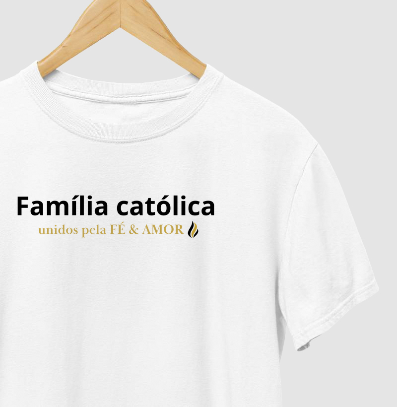 Camiseta Família Católica 