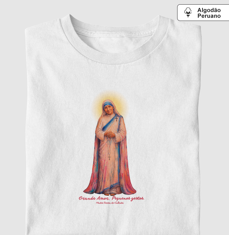 Madre Teresa de Calcutá - algodão peruano