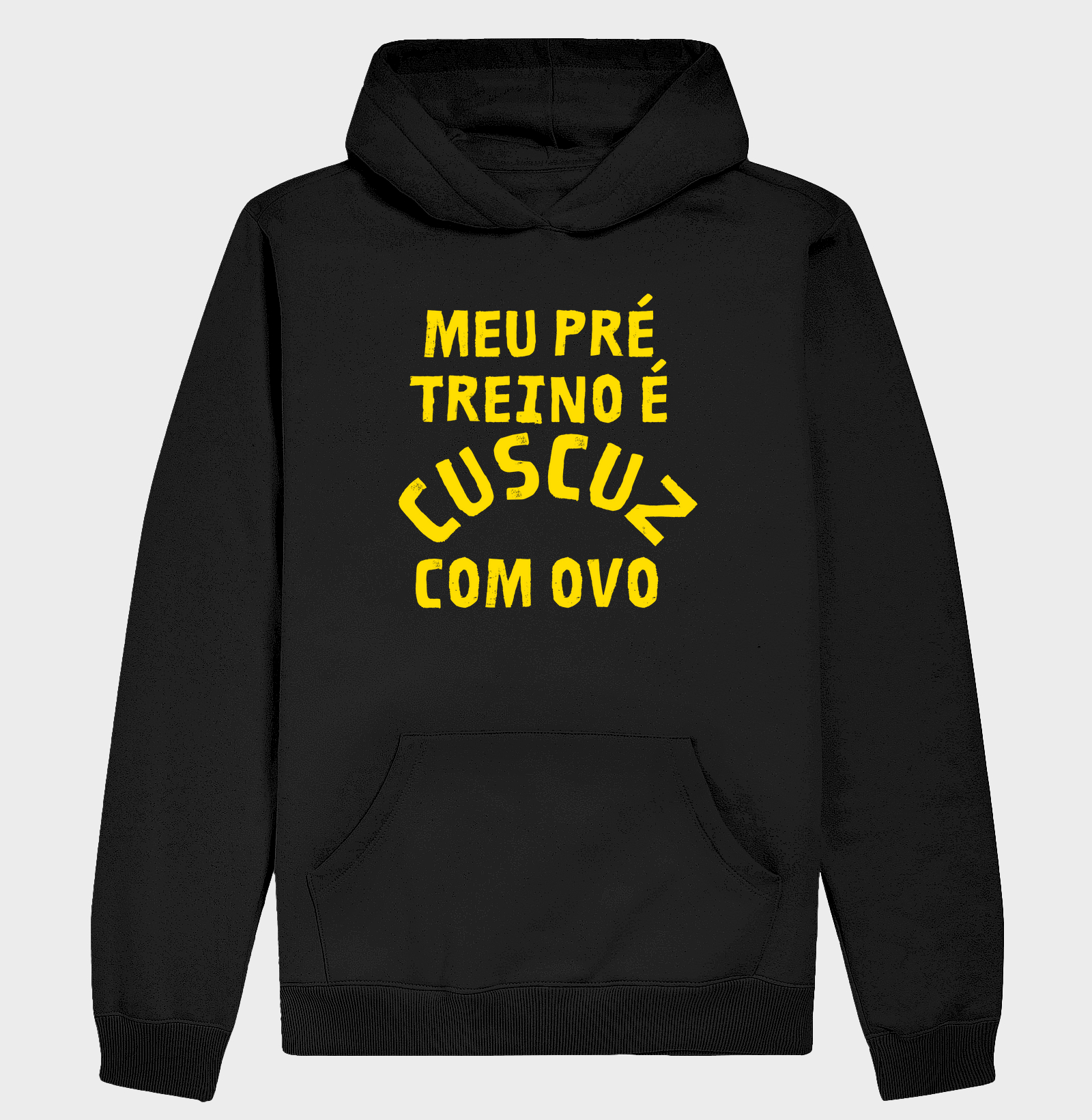 Meu pré treino é cuscuz com ovo