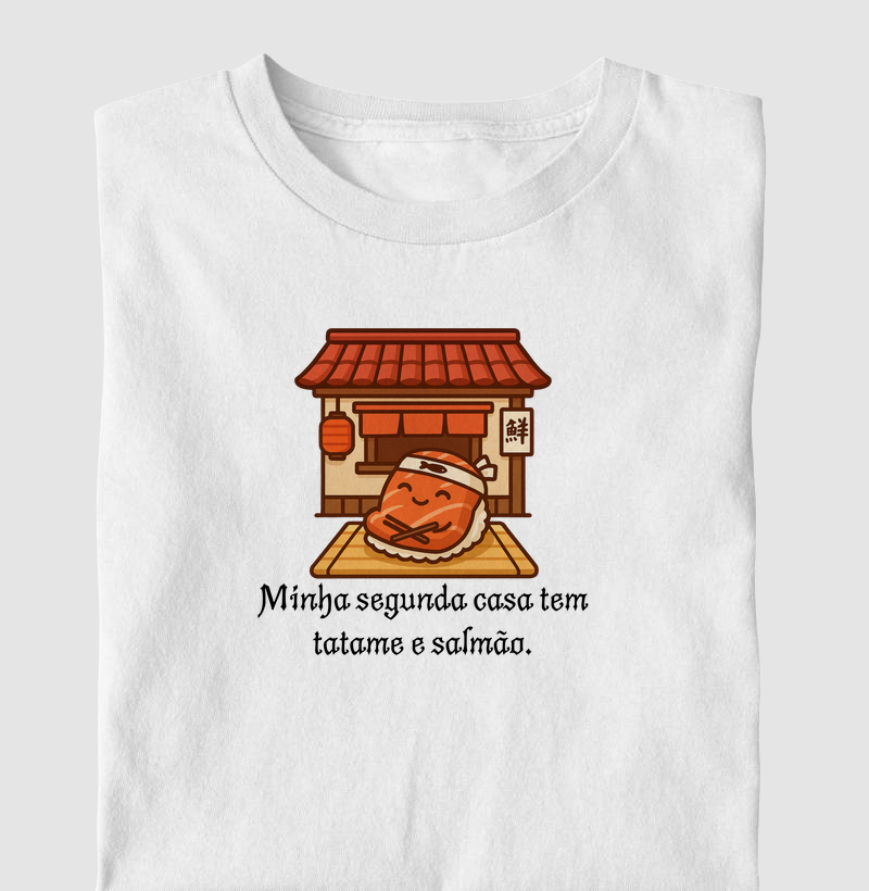 Minha segunda casa tem tatame e salmão.