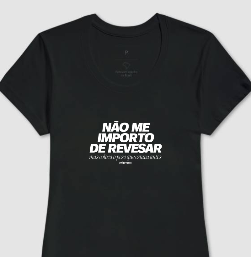 Baby look - Não me importo de revesar mas coloca o peso que estava antes