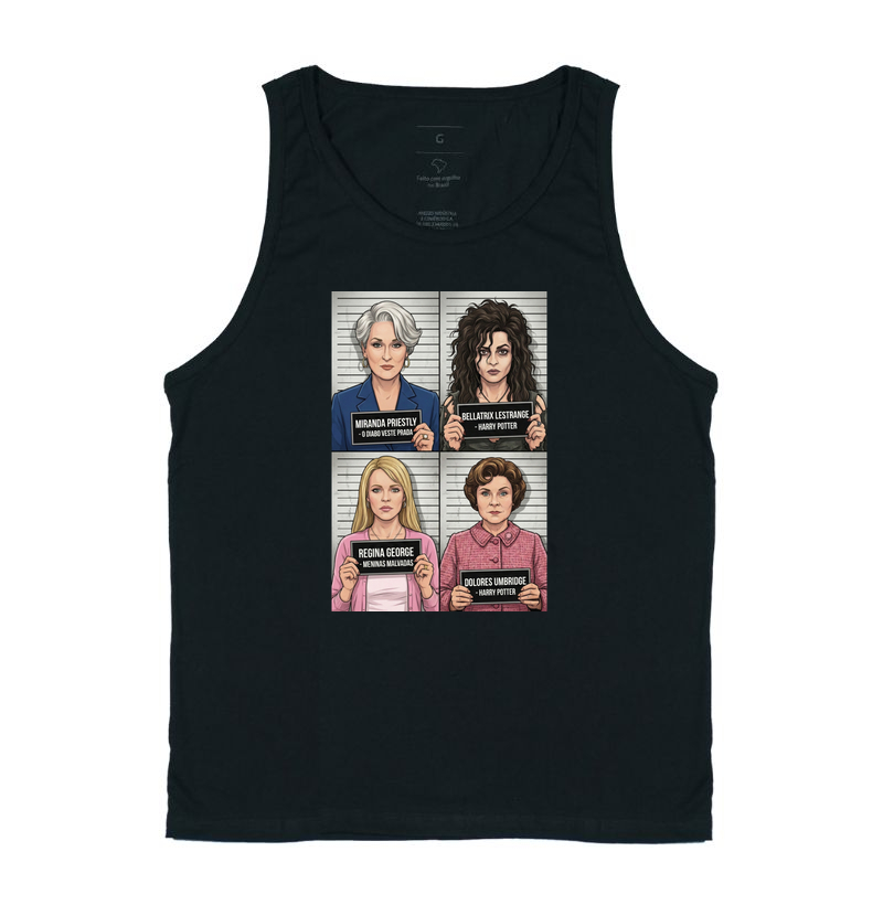 Camiseta As Vilãs do Cinema: Icons of Evil | Coleção Ô Bicha