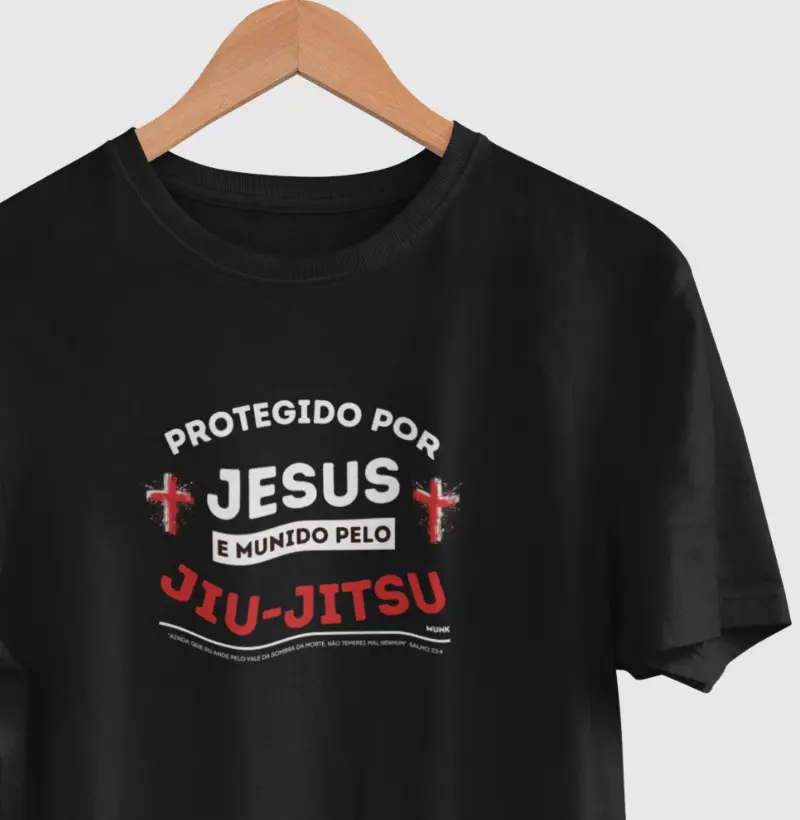 Protegido(a) por Jesus. Munido(a) de Jiu-Jitsu.