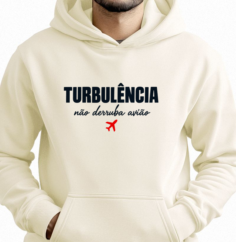 Moletom turbulência não derruba avião