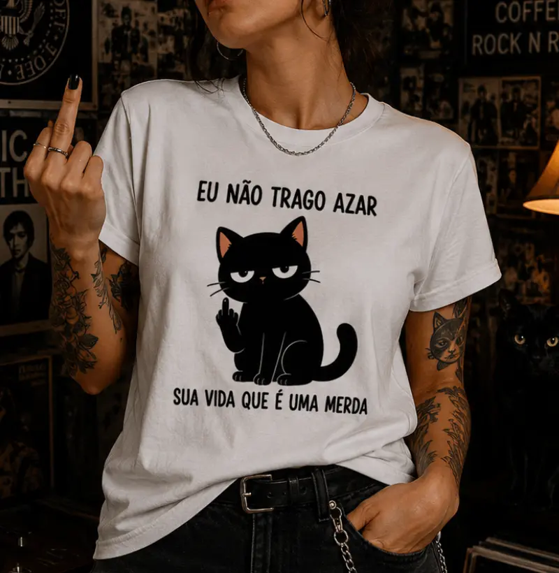 Eu não trago azar, sua vida que é uma merda