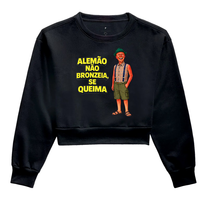 Alemão não bronzeia, se queima