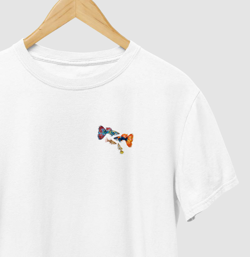 Peixes - Mini - Guppy - Camiseta