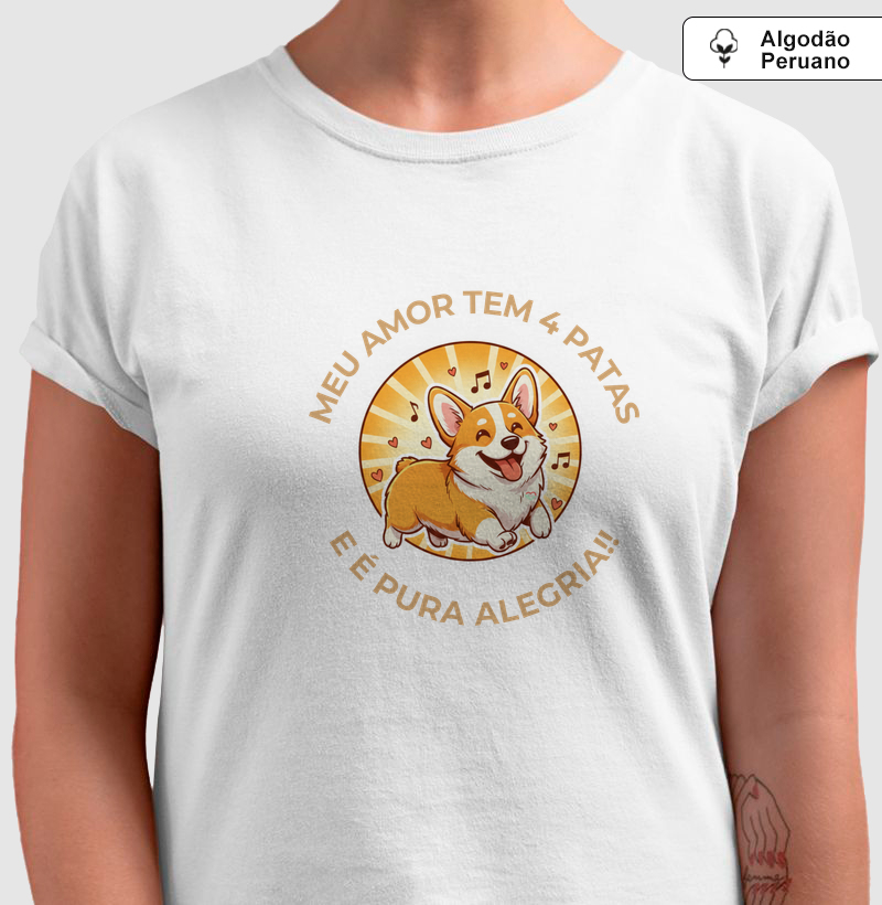 AMOR CORGI - Malha Peruana 