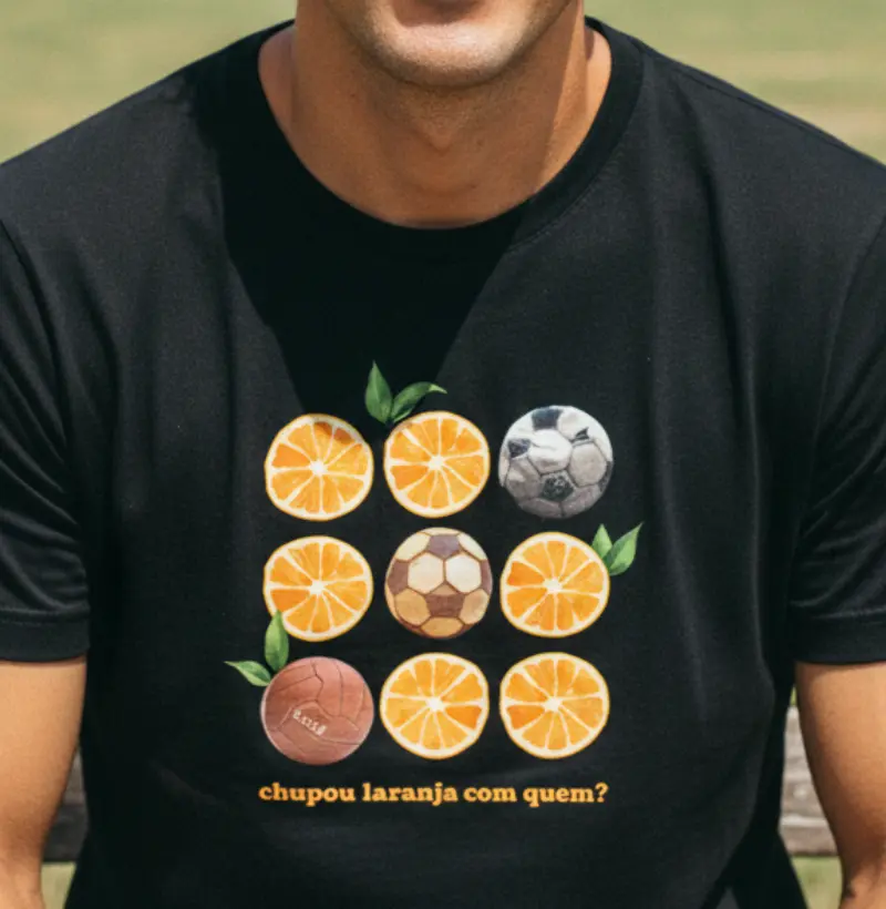 Chupou laranja com quem?