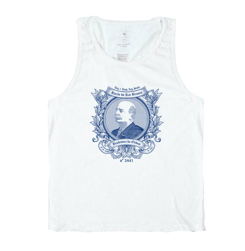 Camiseta exclusiva ARLS Barão do Rio Branco Nº 2441 - Benfeitora da Ordem