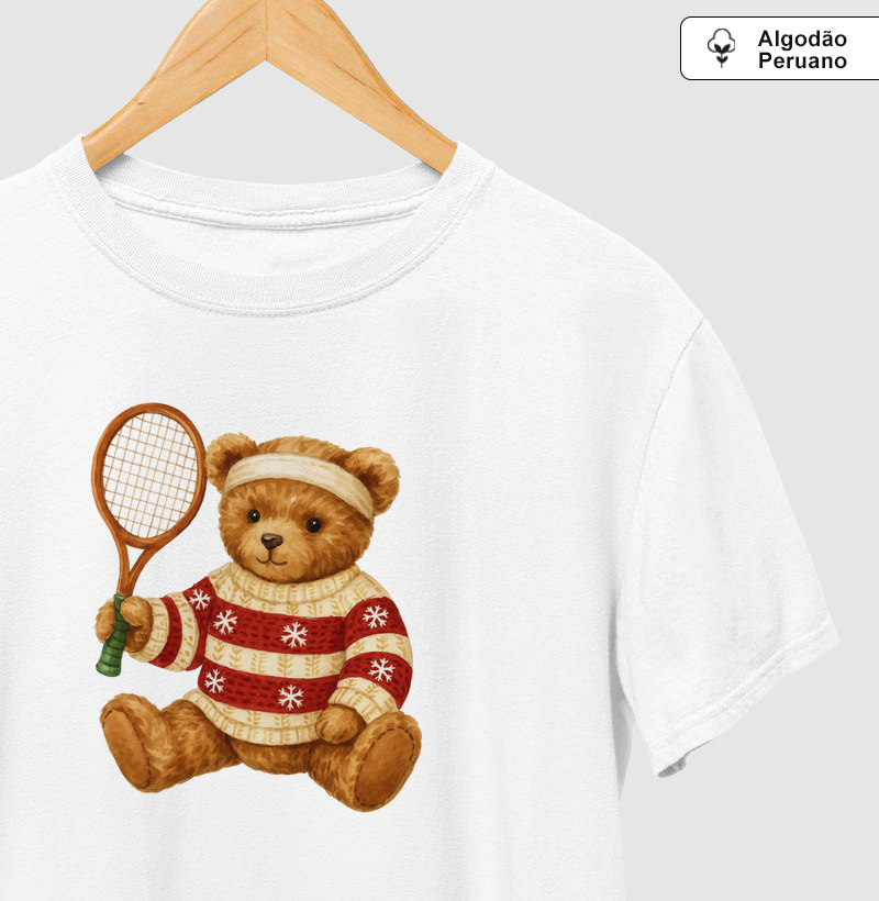 Urso tenista de Natal