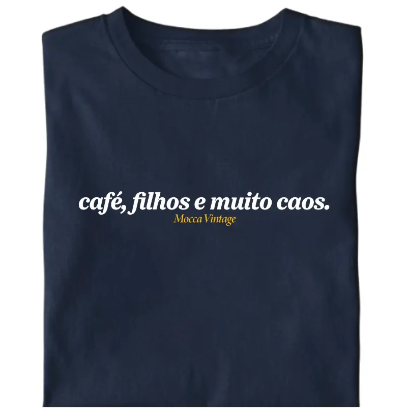 Café, filhos e muito caos