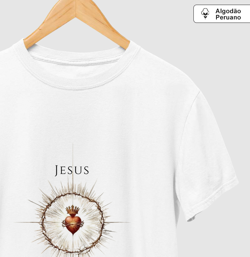 Camiseta Sagrado Coração de Jesus – Confio em Vós