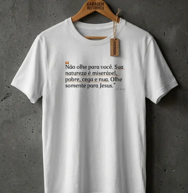 "Não olhe para você" - Camiseta