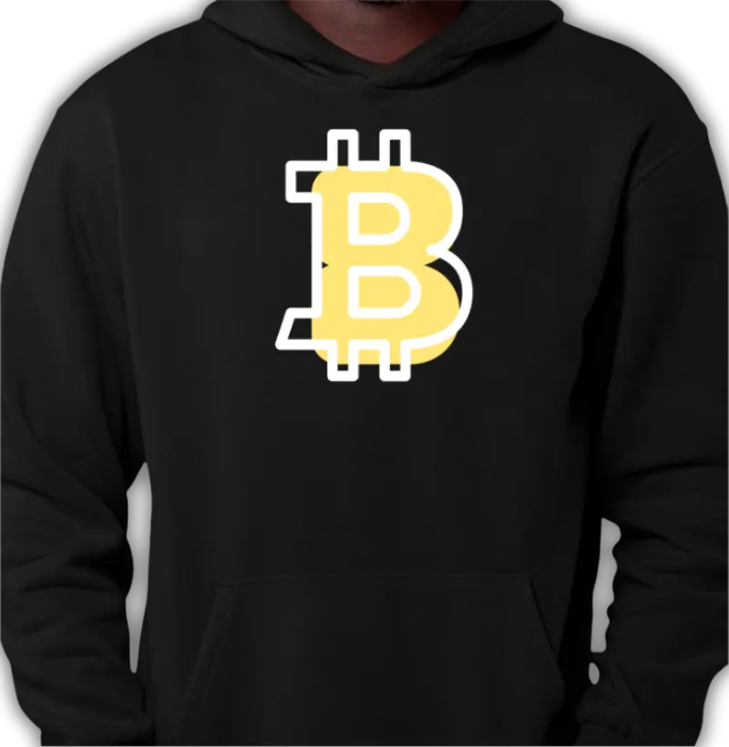 Moletom logo Bitcoin