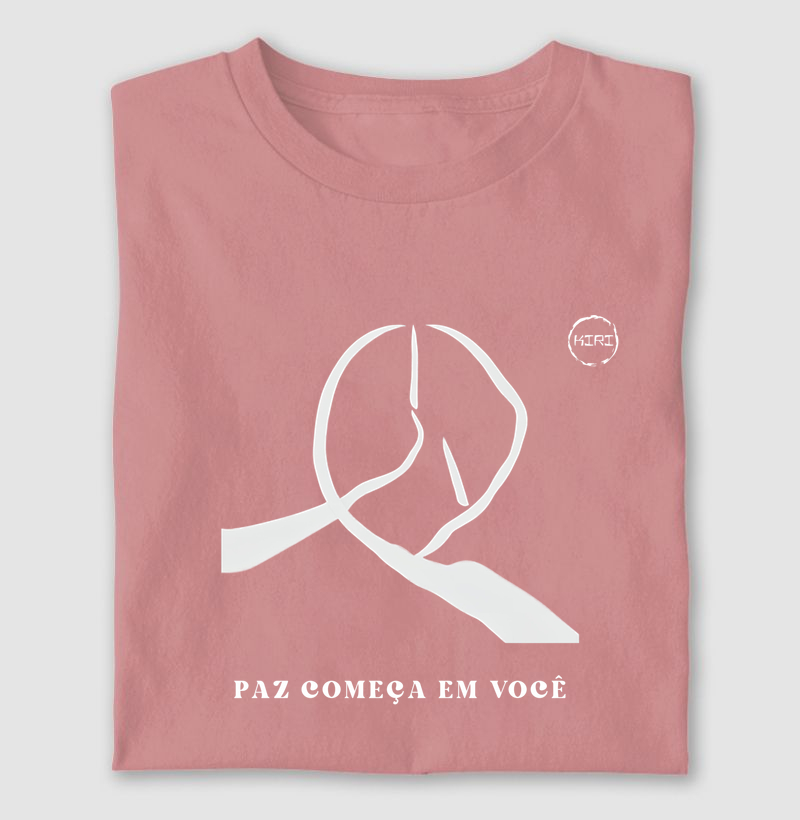Camiseta KIRI - Paz começa em Você - Min