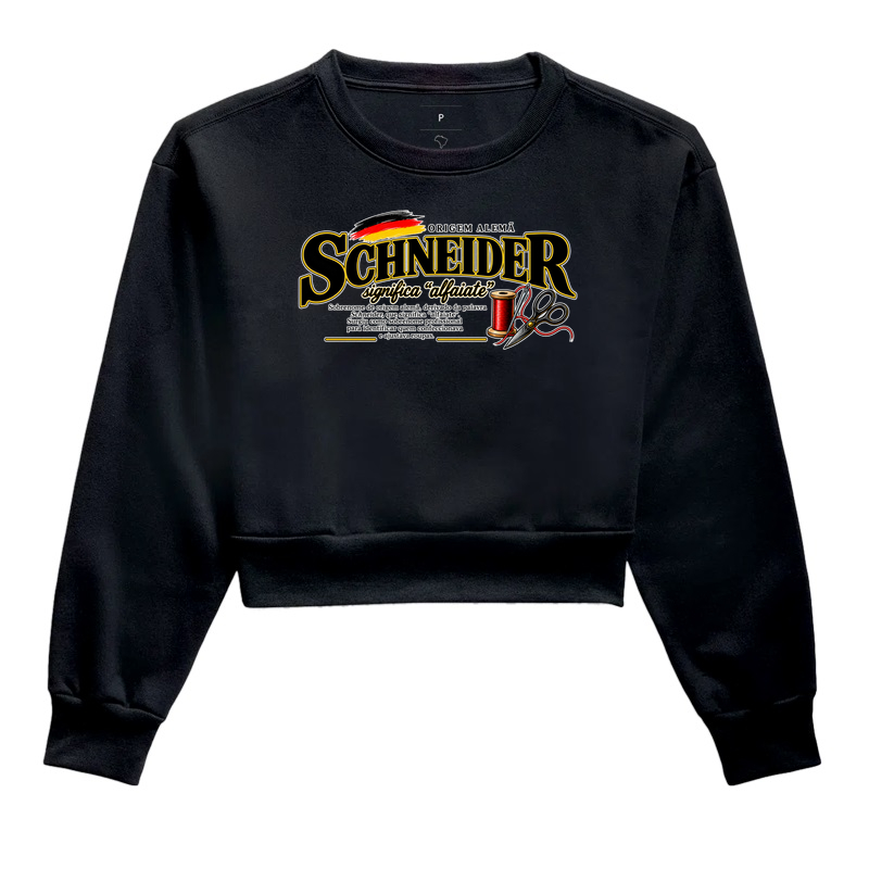 Schneider  - Cropped Moletom
