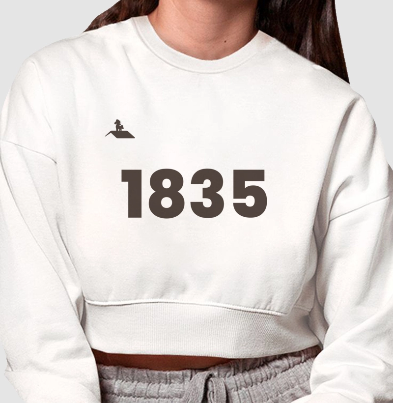 Cropped Moletom 1835