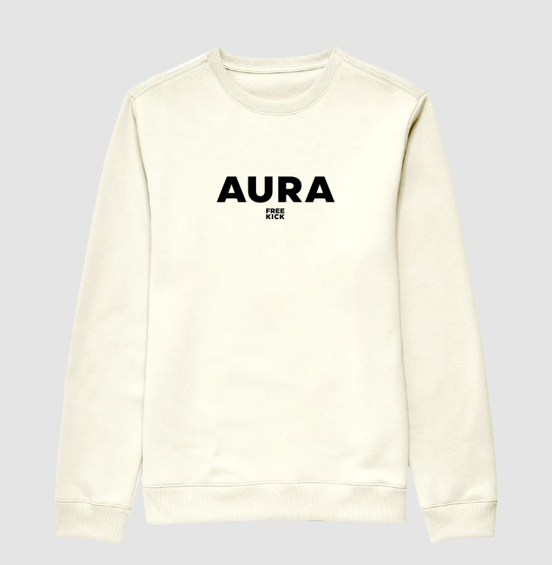 SUÉTER FREE KICK AURA LOGO PRETO