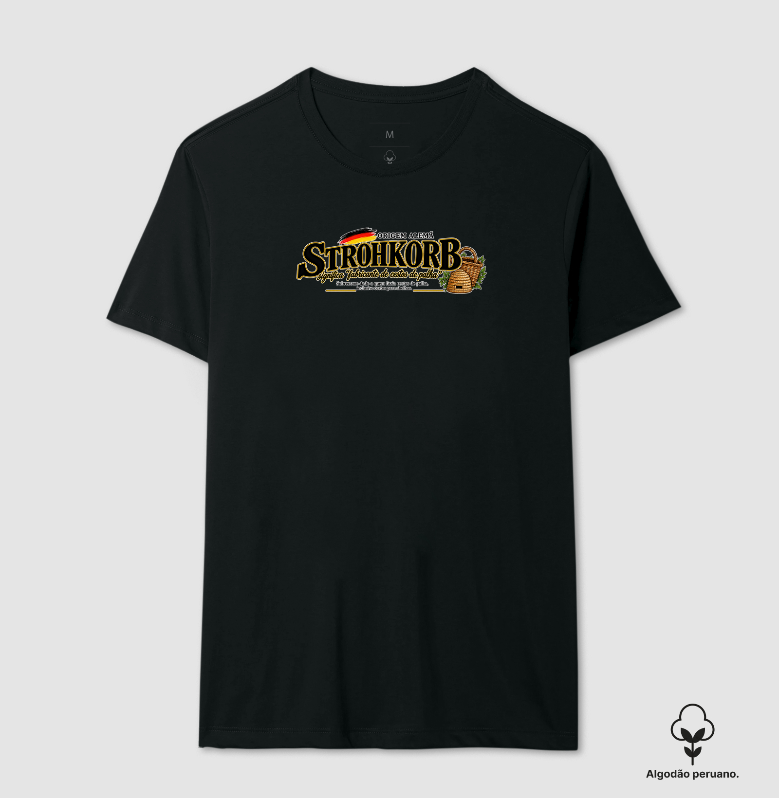 Strohkorb  - Camiseta Algodão Peruano