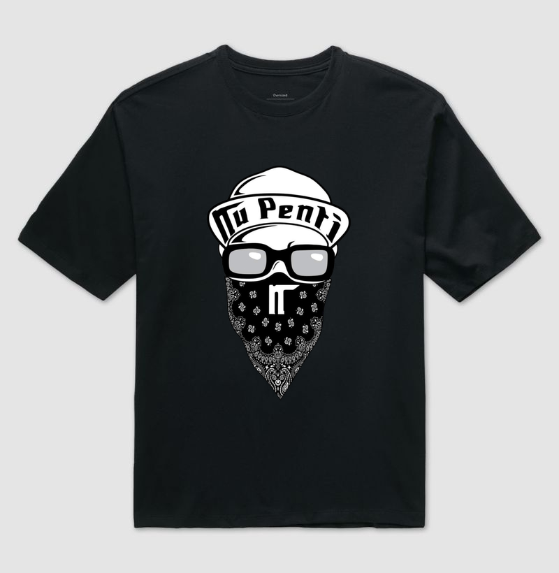 Camiseta Oversized Gangsta Nu penti
