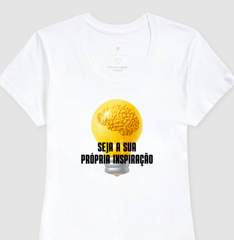Camiseta Feminina Baby Look Inspiração (BR)