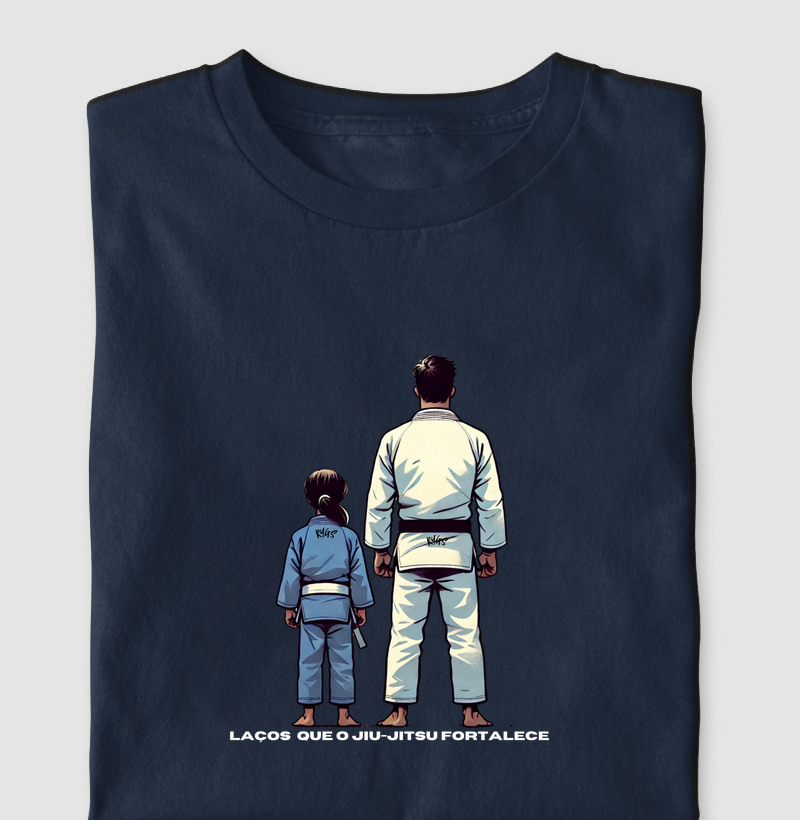 Laços  que o Jiu-Jitsu fortalece, Pai e Filha