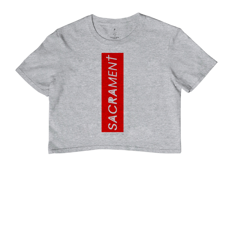 Camiseta Cropped LOGOBOX SACRAMENT