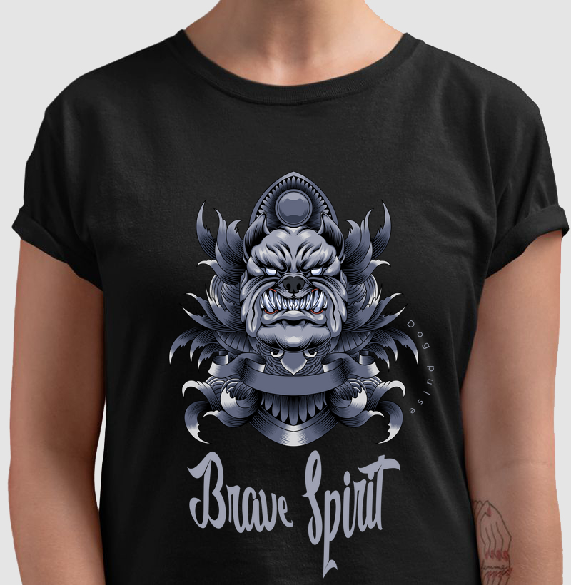 Camiseta Dog Pulse Brave Spirit