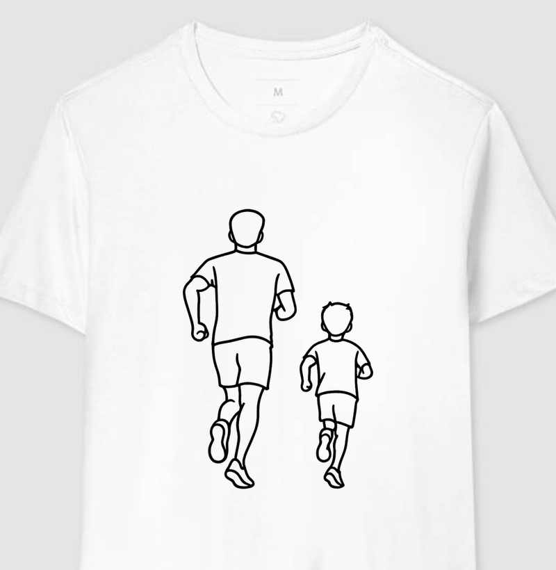 Camiseta Corrida - Pai & Filho
