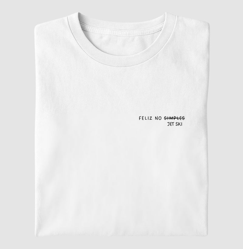 Feliz no Jet Ski - Algodão 30.1