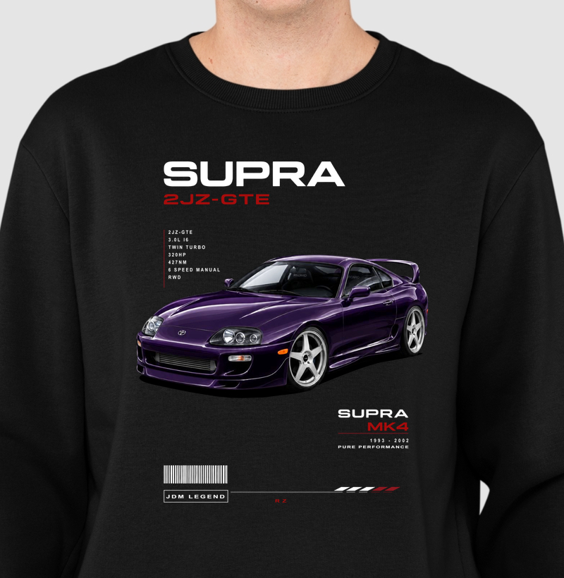 Suéter moletom Supra