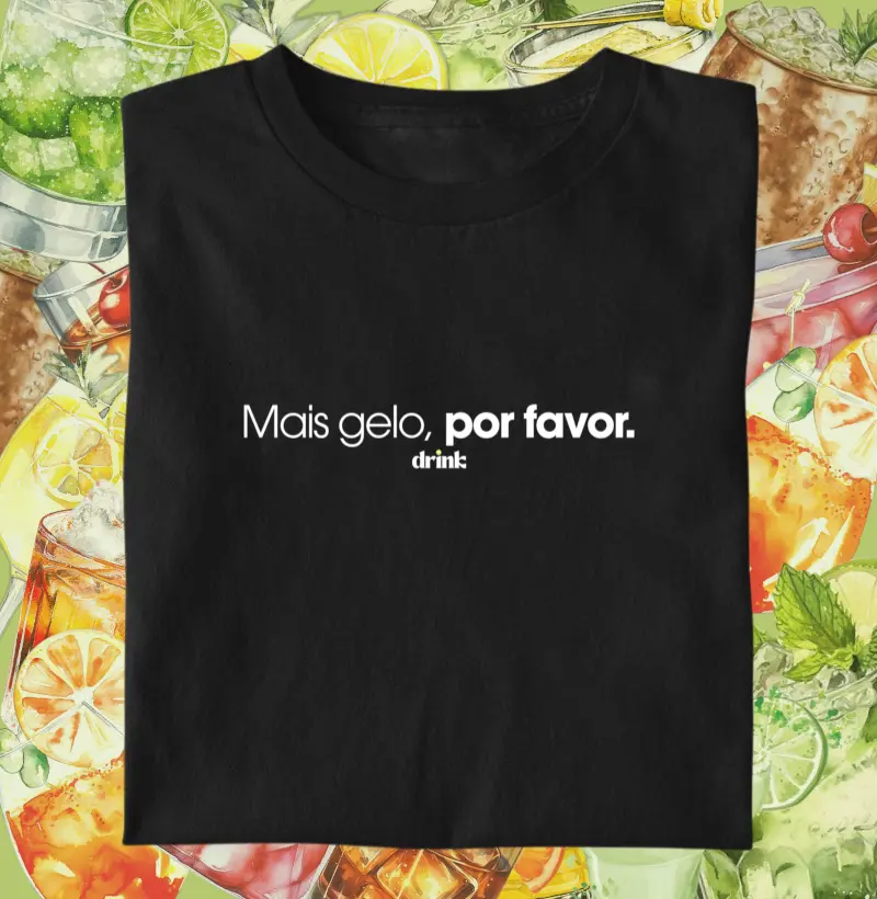 Mais gelo, por favor