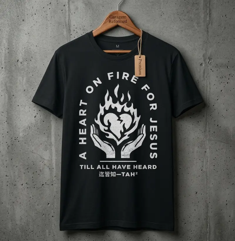 "Heart on fire for Jesus"